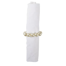 Charger l'image dans la galerie, lot de 4 ronds de serviettes perles