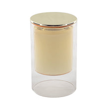 Charger l'image dans la galerie, Bougie dorée parfum fleur d'oranger 7x11.3cm