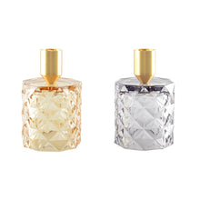 Charger l'image dans la galerie, Bougeoirs ronds jaune et violet - lot de 2