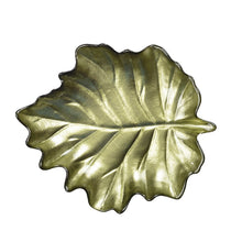 Charger l'image dans la galerie, Coupelle feuille verte 23x28x3.5cm