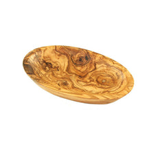 Charger l'image dans la galerie, Bol ovale moyen d'environ 15 - 17 cm x 9 x 4 cm en bois d'olivier