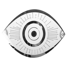 Charger l'image dans la galerie, Dessous d'assiette œil en verre transparent 43x33cm