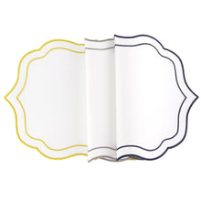 Charger l'image dans la galerie, Dessous d'assiette blanc et doré
