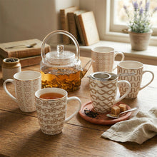 Charger l'image dans la galerie, Mugs géométriques 350ml - lot de 6
