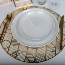 Charger l'image dans la galerie, Dessous d'assiette géométrique doré