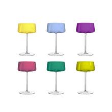 Charger l'image dans la galerie, Coupettes à champagne bord doré 220ml - lot de 6