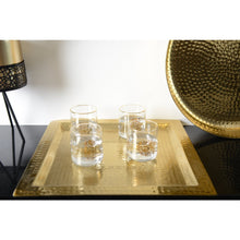 Charger l'image dans la galerie, Verres à eau main de fatma et œil doré - lot de 4