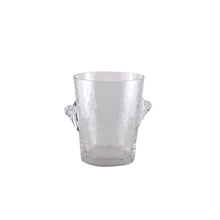 Charger l'image dans la galerie, Seau à champagne verre martelé fumé