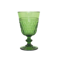 Charger l'image dans la galerie, Verres à vin vert en acrylique - lot de 6
