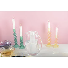 Charger l'image dans la galerie, Bougeoirs bulles jaune - lot de 2