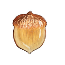 Charger l'image dans la galerie, Coupelle noisette grand modèle couleur ambre 19x24.5x4cm