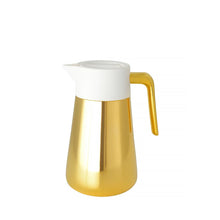 Charger l'image dans la galerie, Cafetière isotherme dorée et blanche 1L