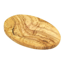 Charger l'image dans la galerie, Planche à petit-déjeuner ovale 24 cm en bois d'olivier