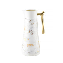 Charger l'image dans la galerie, Cafetière isotherme marbre avec anse dorée 1L