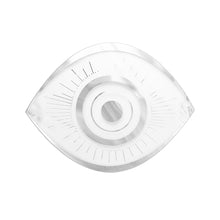 Charger l'image dans la galerie, Dessous d'assiette œil en verre transparent 43x33cm