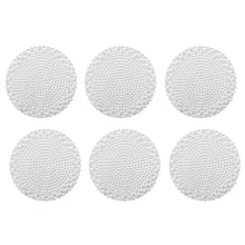 Charger l'image dans la galerie, Dessous de verre rond argent - lot de 6