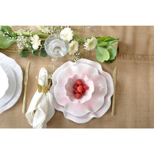 Charger l'image dans la galerie, Assiette à dessert rose en mélamine 23x23x2cm