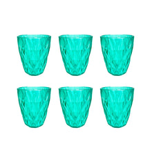 Charger l'image dans la galerie, Verres à eau vert clair - lot de 6