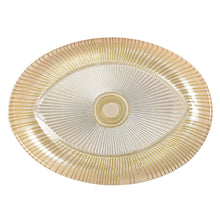 Charger l'image dans la galerie, Coupelle ovale œil 22x15.5cm beige