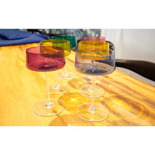 Charger l'image dans la galerie, Coupettes à champagne bord doré 220ml - lot de 6