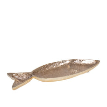 Charger l'image dans la galerie, Coupelle plate dorée poisson 33x11x2.5cm
