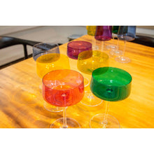 Charger l'image dans la galerie, Coupettes à champagne 6 couleurs 230ml - lot de 6