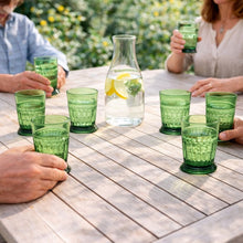 Charger l'image dans la galerie, Verres à eau vert en acrylique - lot de 6