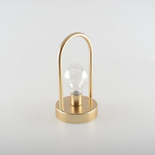 Charger l'image dans la galerie, Lampe à led en métal doré
