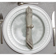 Charger l'image dans la galerie, Lot de 4 ronds de serviettes doubles perles
