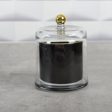 Charger l'image dans la galerie, Bougie cloche noir et or parfum tonka