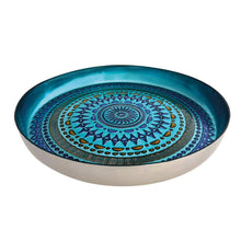 Charger l'image dans la galerie, Plateau bleu coachella 34.5x34.5x4.5cm
