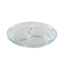 Charger l'image dans la galerie, Plat 3 compartiments rond en verre