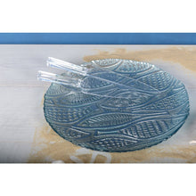 Charger l'image dans la galerie, PLAT ROND POISSON BLEU CLAIR 32.5CM