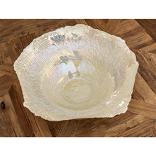 Charger l'image dans la galerie, Grande coupe corolle lustrée en argent 45x45x14.5cm
