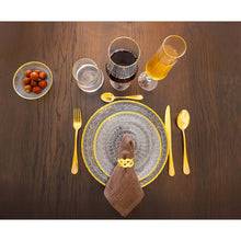 Charger l'image dans la galerie, Verres à vin bord doré 360ml - lot de 6