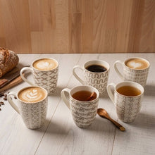 Charger l'image dans la galerie, Mugs géométriques 350ml - lot de 6