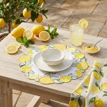 Charger l'image dans la galerie, Dessous d'assiette rond design citron