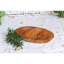 Charger l'image dans la galerie, Bol ovale moyen d'environ 15 - 17 cm x 9 x 4 cm en bois d'olivier