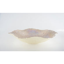 Charger l'image dans la galerie, Coupe corolle lustrée ambre 36x36x7cm