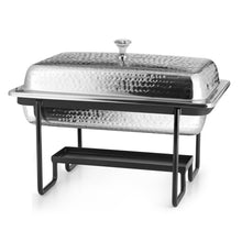 Charger l'image dans la galerie, Chafing dish rectangle martelé 4l 40cm