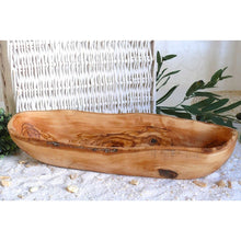 Charger l'image dans la galerie, Bol à pain RUSTIC 35 – 39 cm en bois d'olivier