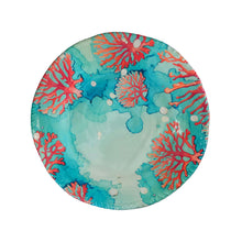 Charger l'image dans la galerie, Assiette plate en mélamine corail 28x28x2.5cm