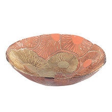 Charger l'image dans la galerie, Coupe lotus rouge et dorée 40cm