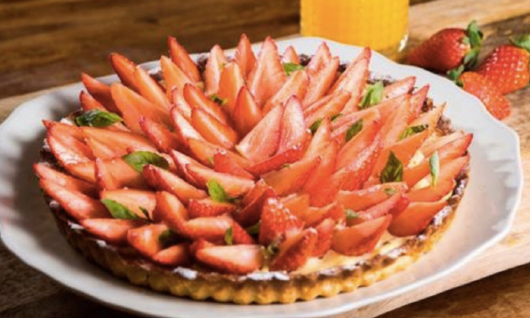 🍰 Recette - Tarte Fraise Basilic 🍓
