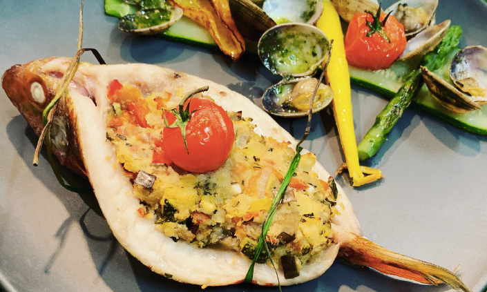 🍅 Recette - Rouget Barbet en portefeuille à la Méditerranéenne 🐟