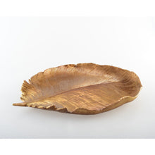 Charger l'image dans la galerie, Coupe décorative feuille dorée 38x29.5x4cm
