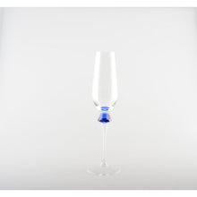 Charger l'image dans la galerie, Flûtes avec pied en diamant 4 couleurs - lot de 4
