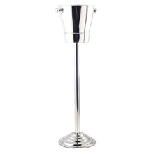 Charger l'image dans la galerie, Seau à champagne sur pied inox h.84cm
