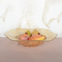 Charger l'image dans la galerie, Grande coupe dentelle dorée 42x42x10cm

