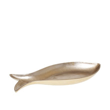 Charger l'image dans la galerie, Coupelle creuse dorée poisson 42x18x5.5cm
